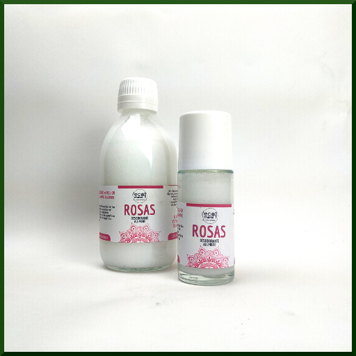 Desodorante de ALUMBRE y ROSAS