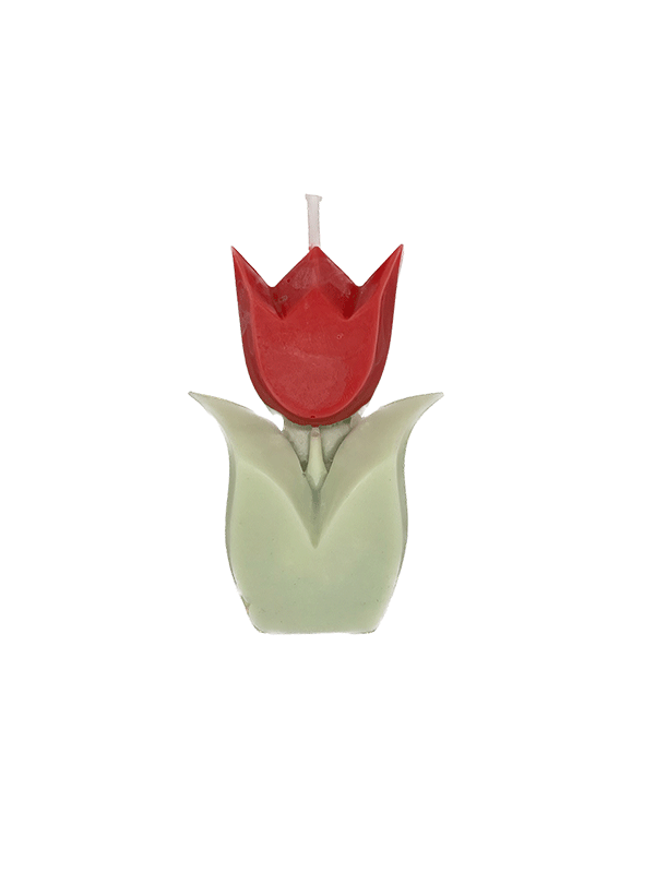 Tulipán. Vela decorativa aromática